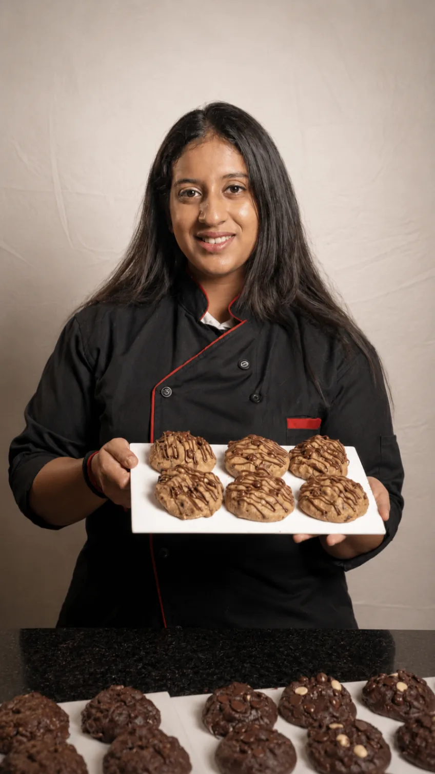 Chef Madhumitha Sriram, founder of Savore Bake School
