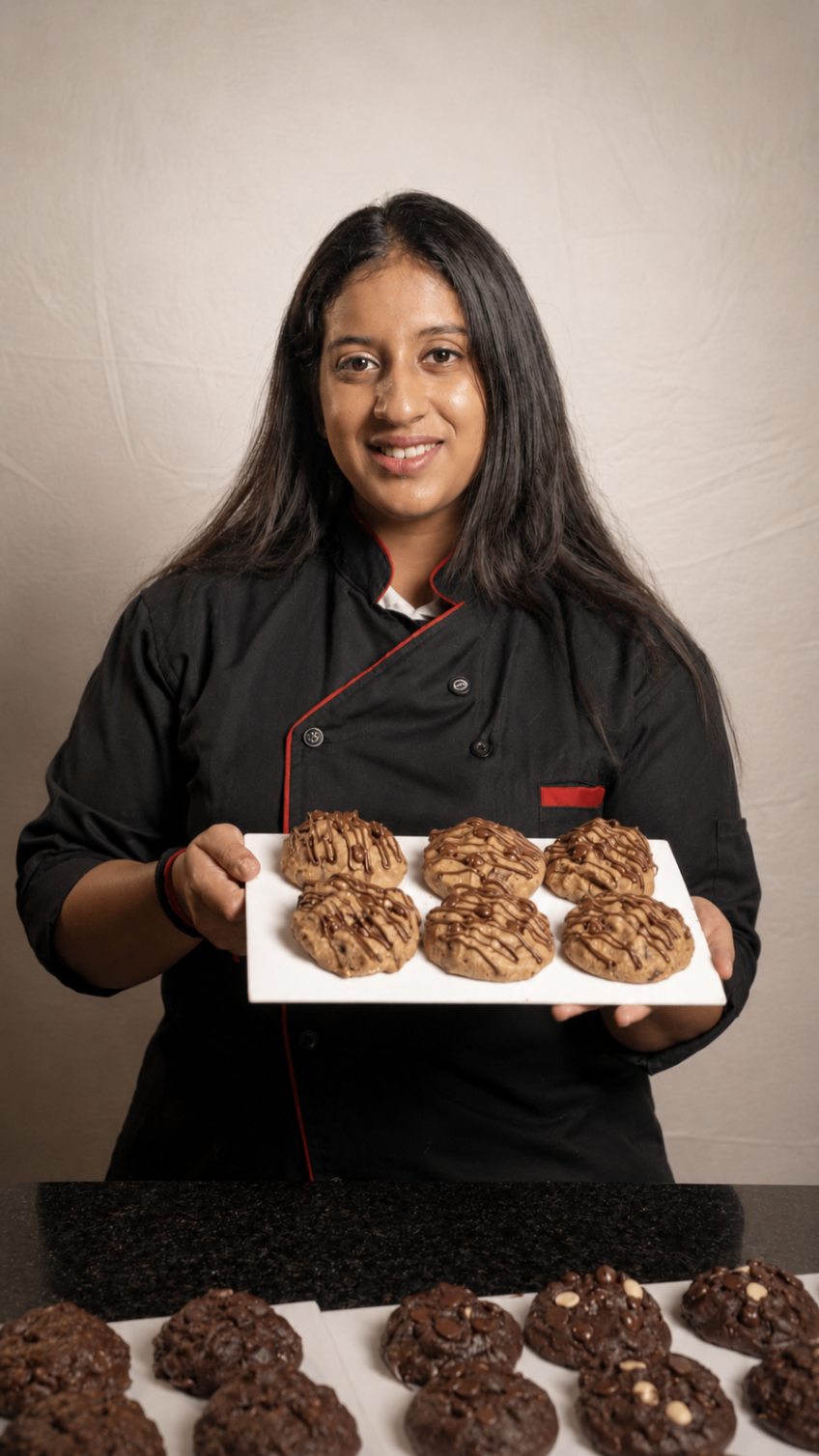 Chef Madhumitha Sriram, founder of Savore Bake School